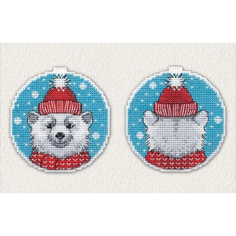 Oven Christmas Bear Cross Stitch Kit