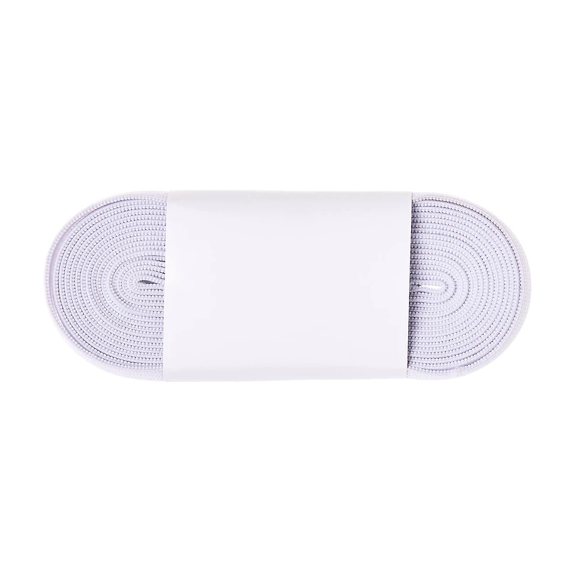 12 Pack: 1/4" White Knit Elastic by Loops & Threads™