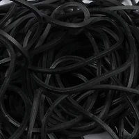 JAM Paper Size 16 Black Rubber Bands, 100ct.