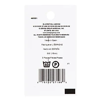 LaMode® 5/8" White Iridescent Faux Shell 2-Hole Buttons, 3ct.