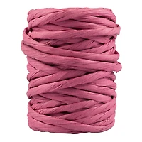 JAM Paper 3/8" x 25yd. Red Twisted Kraft Ribbon