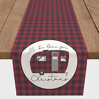 72" Christmas Camper Table Runner