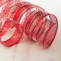 10" x 19ft. Red & White Striped Mesh by Celebrate It™