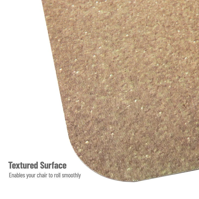 Mind Reader 9-to-5 Collection Tan Life's a Beach Art Office Chair Mat