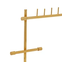 Gold Marble Modern Jewelry Stand, 13" x 12" x 4"