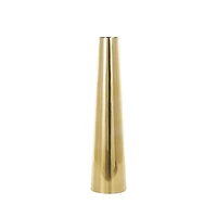 3ft. Gold Stainless Steel Metal Minimalistic Tall Floor Cone Vase