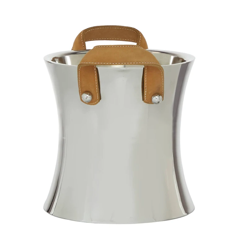 11" Stainless Steel Contemporary Wine Bucket