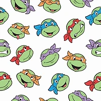 RoomMates Teenage Mutant Ninja Turtles Character Faces Peel & Stick Wallpaper