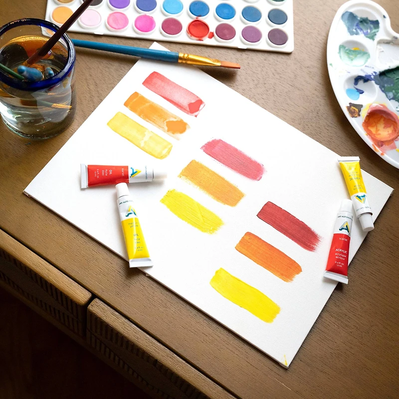 Fredrix Artist Series 9" x 12" Primed Mixed Media Archival Canvas Board