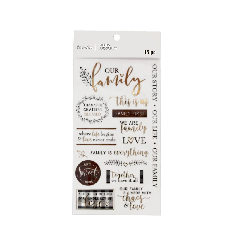 Blessed Family Stickers by Recollections™