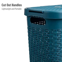 Mind Reader 23.5" Plastic Slim Laundry Hamper