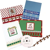 Gwen Studios 7/8" x 3yd. Die Cut Gingerbread Man Christmas Ribbon