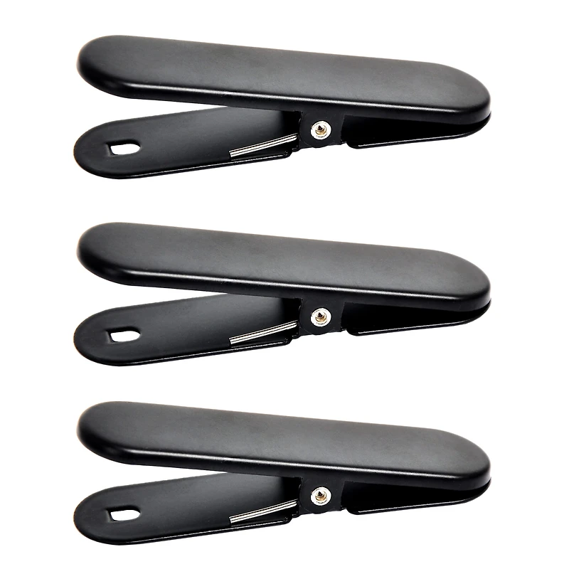 Black Metal Pegboard Clips, 3ct. by Simply Tidy®