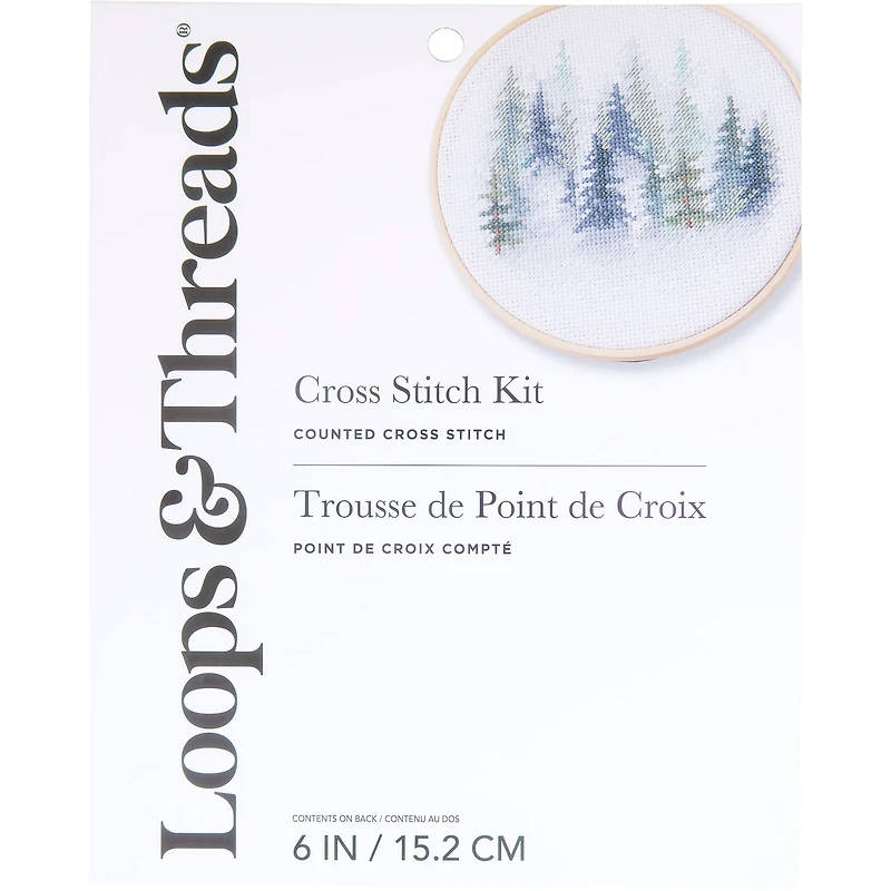 Trees Counted Cross Stitch Kit by Loops & Threads®