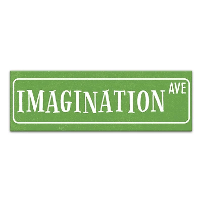 Imagination Avenue 36" x 12" Canvas Wall Art