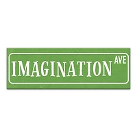 Imagination Avenue 36" x 12" Canvas Wall Art