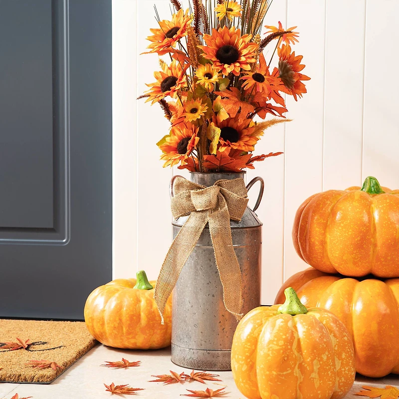 Glitzhome® 39.75" Fall Sunflower Leaf Potted Tree