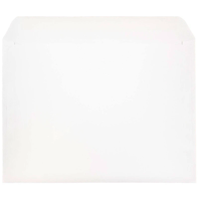JAM Paper 9.5" x 12.6" White Booklet Commercial Envelopes