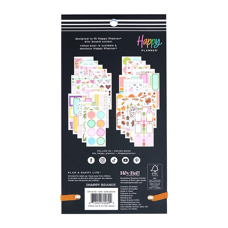 The Classic Happy Planner® Seasons of Joy Sticker Book