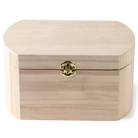 6 Pack: 9.5" Wood Oval Box by Make Market®
