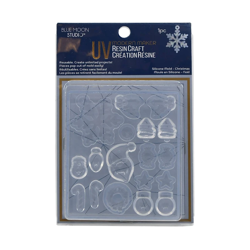 Blue Moon Studio™ UV Resin Craft Christmas Silicone Mold
