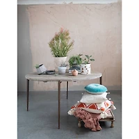 Hello Honey® 8" Terra Cotta Bird Planter with Engraved Designs