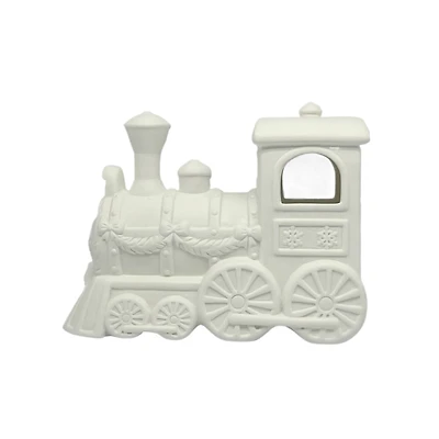 7.5" LED DIY Ceramic Train Décor by Make Market®