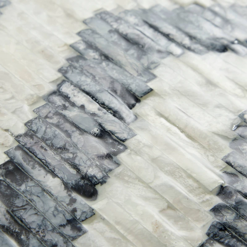 Black Mother of Pearl Modern Tray Set