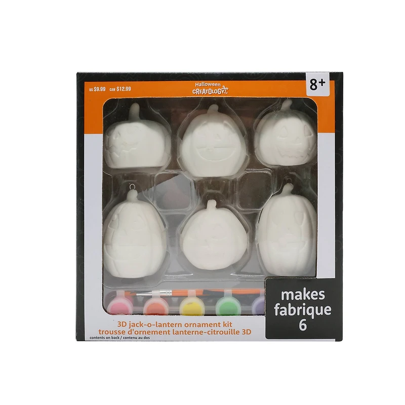 3D Jack-O'-Lantern Ornament Kit by Creatology™