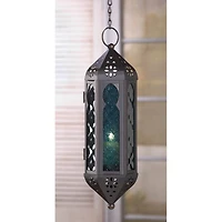 11" Ocean Blue Serenity Hanging Lamp