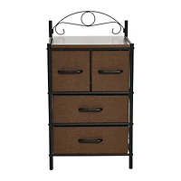 Household Essentials Victoria 32" 4-Drawer Dresser
