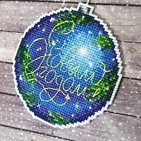 MP Studia Time To Celebrate Plastic Canvas Counted Cross Stitch Kit