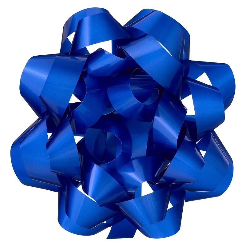 Lacquer Royal Blue Jumbo Bow by Celebrate It™