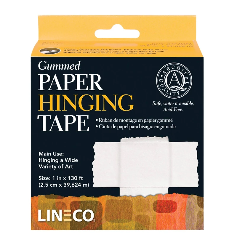 Lineco® Gummed Paper Hinging Tape, 130ft.