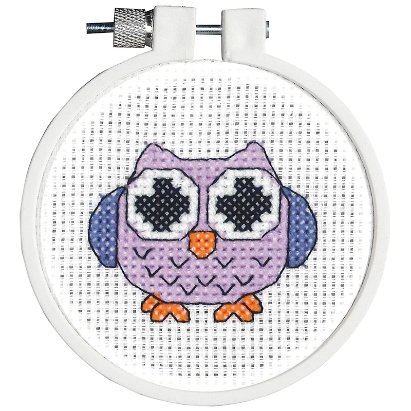 Janlynn® Kid Stitch Owl Counted Cross Stitch Kit