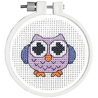 Janlynn® Kid Stitch Owl Counted Cross Stitch Kit