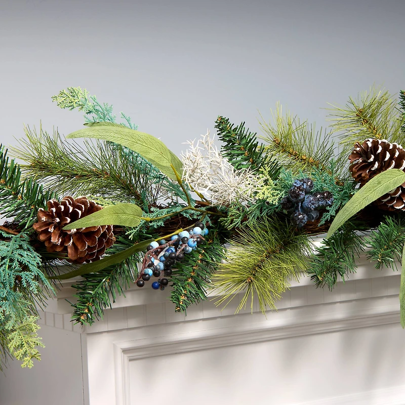6ft. Blueberry Fields Garland