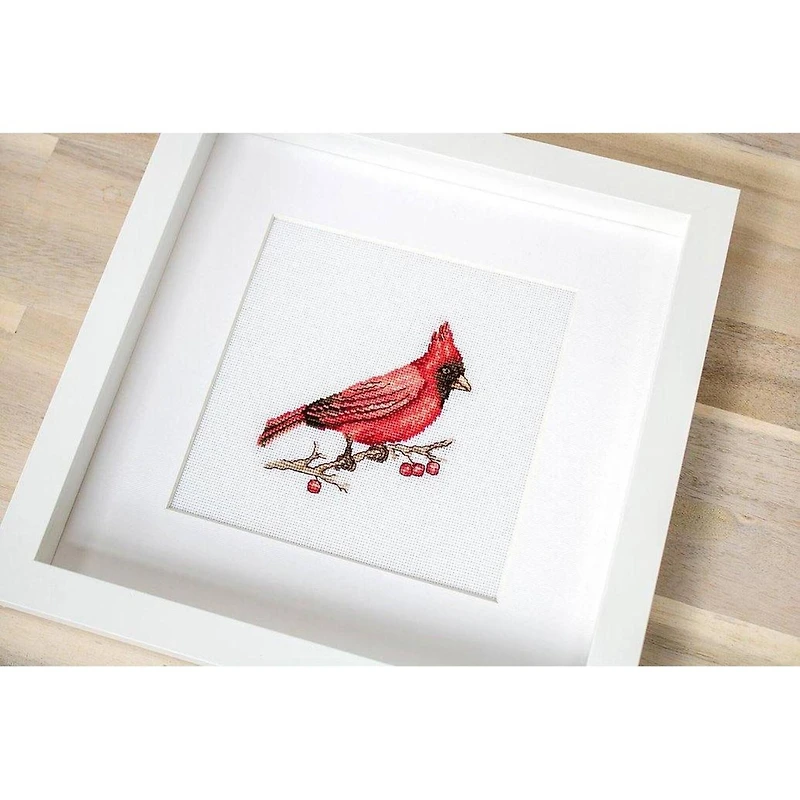 Luca-s Cardinal Counted Cross Stitch Kit