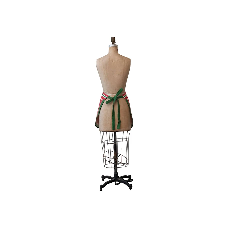 Hello Honey® Embroidered Kiss the Claus Half Apron with Pocket