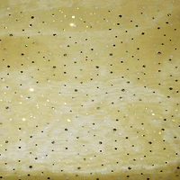 Feldman Yellow Ducco Dots Organza