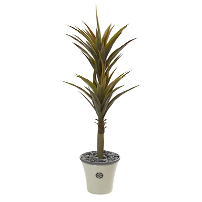 5ft. Yucca Tree in Decorative Planter