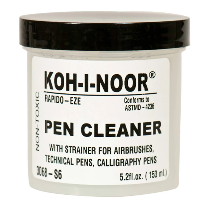 Koh-I-Noor Rapido-Eze Cleaner with Strainer, 5.2oz.