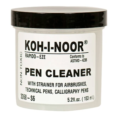 Koh-I-Noor Rapido-Eze Cleaner with Strainer, 5.2oz.
