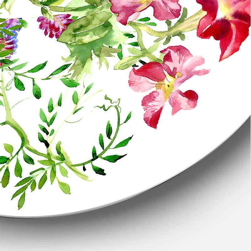 Designart - Tropical Birds With On Blooming Tree