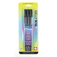 Gelly Roll® Classic™ 08 Medium Point Black Gel Pens, 3ct.