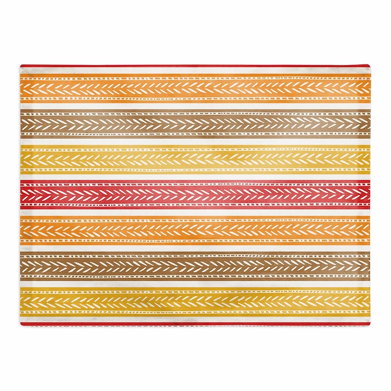 Fall Stripes Poly Twill Placemat