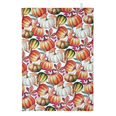 Pumpkin Print Tea Towel by Makery™