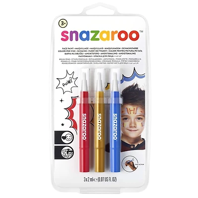 Snazaroo™ Face Paint Brush Pen Set, Adventure 