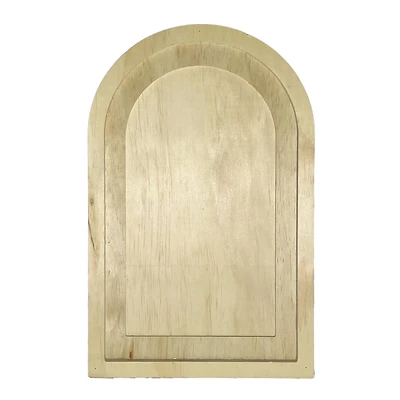6 Pack: 7.5" x 12" Plywood Arch Sign
