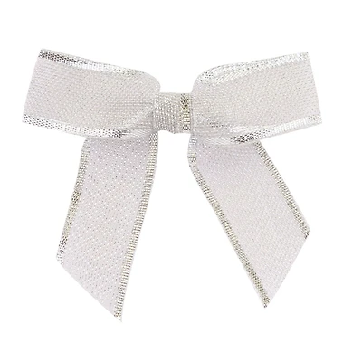 Reliant 2" Metallic Mesh Twist Tie Bows, 100ct.